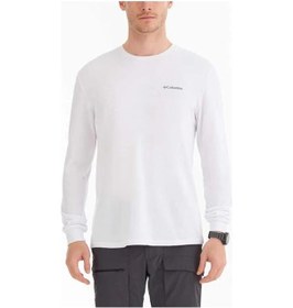 Resim Columbia Csc M Basic Sm Logo Ls Tee Beyaz Erkek Tişört Cs0354-100 001 