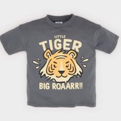 Resim DeFacto Erkek Bebek Kaplan Baskılı Kısa Kollu Tişört E0946A525SMGR452 