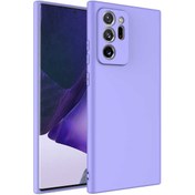 Resim Fibaks Samsung Note 20 Ultra Renkli Içi Kadife Kamera Korumalı Silinebilir Logosuz Lansman Kapak 