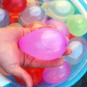 Resim 2000 Renkli Lateks Su Balonları, 2 Doldurma Nozulu ile, Düğünler, Partiler ve Eğlenceli Oyunlar için Uygun, Karışık Renklerde Yuvarlak Atış Hedefi Balonları (Kırmızı, Mavi, Yeşil, Sarı, Pembe) için Açık Hava Kutlamaları, Şenlikli Etkinlikler, Havuz Partileri, Plaj Şenlikleri, Yaz Aktiviteleri ve Yaz Eğlenceleri. 