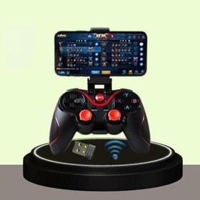 Resim Çift Analog Joystick ve 14 Tuşlu Bluetooth Oyun Kumandası 