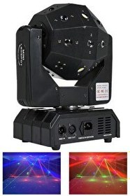 Resim Quenlite Wash-400 Hareketli Lazer Strobe Disko Robot Işık 16x3W Sahne Disko Topu DMX512 