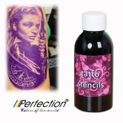 Resim Perfection Tatto Stencils Dövme Transfer Mürekkebi Tanklı ve Kartuşlu Yazıcılar için Uyumlu 100 ml 
