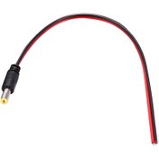Resim TK 34 FİŞ KABLOLU TEK UÇLU KAMERA İÇİN 20 CM DC POWER JACK KABLOLU 