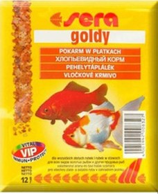 Resim Sera Goldy Japon Ve Soğuksu Balıkları İçin Pul Poşet Yem 12G 
