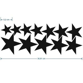 Resim Yıldız Sirasi 12 Farkli Boyutta Yıldız 