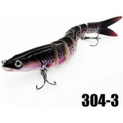 Resim Fochsia 304-3 Çok Eklemli Yavaş Batan Yapay Yem Tatlı Su Tuzlu Su Alabalık Levrek Balıkçılık Malzemeleri 20g 13.5cm 