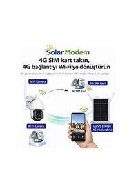 Resim Apronx APX-SR406 Wireless 4G Solar Modem 6W 8 Kullanıcı 12000 mAh 