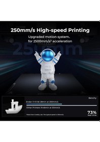 Resim Creality Ender-3 V3 Se 3d Yazıcı - Otomatik Tesviye, Sprite Direct Extruder, 250 Mm/s Baskı Hızı, 220 220 250 Mm Yapı Alanı İle Yeni Başlayanlar İçin Ucuz 3d Yazıcı 
