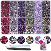 Resim 21000 adet Düz Arka Taş, 15 Stil Seçeneği, 6 Renk, 3/4/5mm, Reçine, Sıcak Olmayan, Yapay Kristaller, Taşlar, Cırcırlar, Kalemler, El Sanatları, El Yapımı Tırnaklar, Yüz, DIY Dekorasyon, Hediyeler 