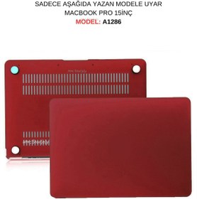 Resim Mcstorey Macbook Pro Kılıf 15 Inç Mat A1286 (ESKİ ETHERNET GİRİŞLİ MODEL 2008-2012) Ile Uyumlu 