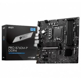 Resim MSI Pro B760m-p Ddr4 4800(OC) Ddr4 Hdmı Dp M.2 Atx 1700p 