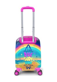 Resim Coral High Kids Sörfçü Köpek Desenli Çocuk Valizi 16778 Gökkuşağı 