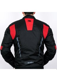Resim 4riders Gama Ce Sertifikalı Korumalı Motosiklet Montu Kırmızı 