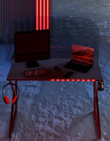 Resim Fahrettin Küçük Jacob Oyuncu Masası Çalışma Masası Ofis Masası Yemek Masası Okul Masası Genç Odası 60x120 Cm 