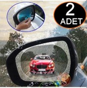 Resim Oto Araba Dış Ayna Yağmur Kaydırıcı Su Tutmaz Cam Film Çift Yan 