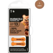 Resim Duracell 13 Numara İşitme Cihazı Pili 6x5 30 Adet 