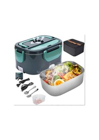 Resim Taşınabilir Elektrikli Öğle Yemeği Kutusu 1l 3'ü 1 Arada Araba/ofis Isıtıcısı 