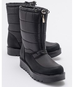 Resim Luvishoes Vay Siyah Fermuarlı Kadın Kar Botu Siyah 