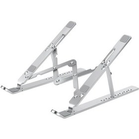 Resim Thentech Alüminyum Malzeme Katlanabilir Sağlam Laptop Dizüstü Bilgisayar Tablet Standı Izgaralı Ayarlanabilir 