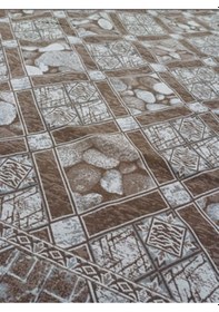 Resim Savan Dokuma Halı Örtüsü 9m² 240 340 Kale Kahve6 Diğer 