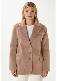 Resim Kadın Tylor Vizon Suni Kürk Ceket Vizon 