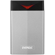 Resim EVEREST HDC-M211 2,5" USB3.0 RGB Işıklı HDD Kutusu OEM