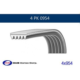 Resim GMB 4PK0954 Direksiyon Kayışı Swift 89-01 4Pk954 
