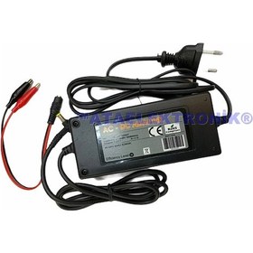 Resim 6 Volt Akü için - 3.5 Amper Akü Şarj Cihazı Adaptörü + Maşa Kablo 