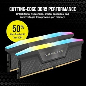 Resim CORSAIR Vengeance RGB Pro SL 32GB (1X32GB) 5600Mhz DDR5 1,25V Ram (CMH32GX5M1B5600Z40) 