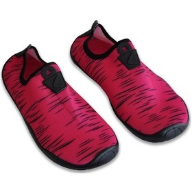 Resim Black Deer Hayal Pembe-Siyah Çok Amaçlı Plaj Ve Deniz Ayakkabısı 