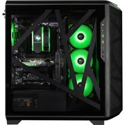 Resim MONSTER Tulpar TD3 V2.2.1 i5 14400F B760 Anakart 16 GB RAM 1 TB SSD RTX 4060TI FreeDOS -Siyah 