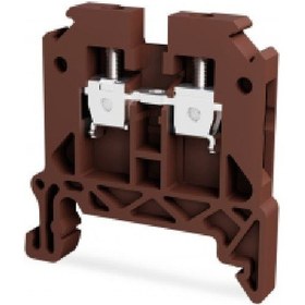 Resim Tbloc Tbl2.5-kh ,kahve 2.5mm² Vidalı Ray Klemens 