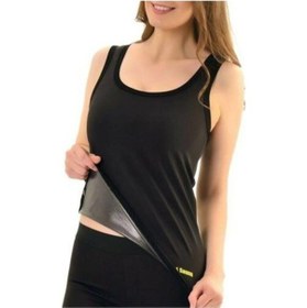 Resim Termal Sauna Tayt + Atlet Takım SiYAH 