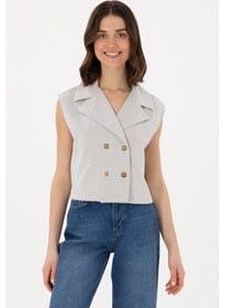 Resim U.S. Polo Assn. Kadın Taş Örme Yelek 50300764-VR049 