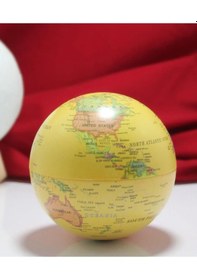 Resim Bykurt Işıklı Dönen Dünya Küresi Sarı - Masa Lambası Sari 
