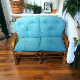 Resim Sancaktar Bambu Bambu Romano Guneşli 2 Li Kanepe 125 cm 