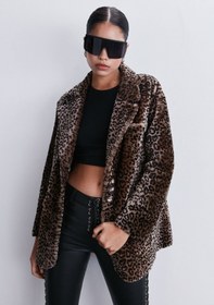 Resim Leopar Blazer Ceket 