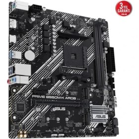 Resim Asus Prime B550M-K ARGB 5100MHz (OC) DDR4 Soket AM4 M.2 HDMI mATX Anakart 