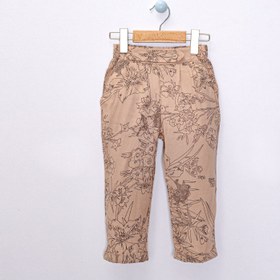 Resim Keten Kız Pantolon - Bej / 7-8 Yaş 