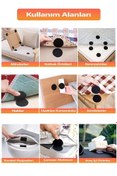 Resim Gereklibunlar Yapışkanlı Cırt Cırtlı Bant Halı Kaydırmaz Örtü Kilim Nevresim Sabitleyici Yapışkanlı -10 lu 