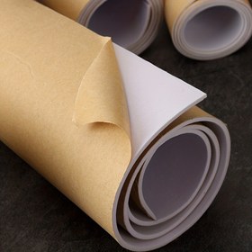 Resim Çantalar ve Giysiler için 1 adet 27.94cm x 198.12cm Kendinden Yapışkanlı Esnek Pamuk Astar Rulosu - Hafif Kahverengi Yapıştırıcı Tabanlı Pürüzsüz Bej Kumaş, Çarpışma Koruma, DIY Projeler | Pürüzsüz Dokulu | Esnek Malzeme 