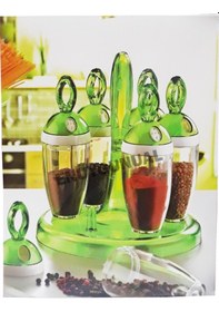 Resim 6'Lı Lüx Tuzluk ve Baharatlık Seti "Indirimli " Çok Renkli 