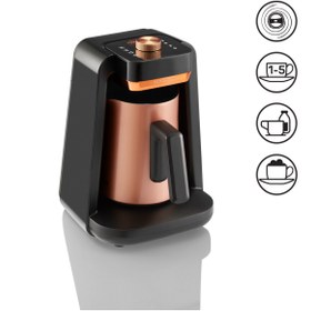 Resim Arzum Krom okka Rıch Spın Pro Türk Kahvesi Makinesi Ok0020-K 