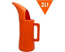 Resim Şeffaf 2l Plastik Su Kabı, Hafif ve Dayanıklı, Çok Amaçlı Kullanım 