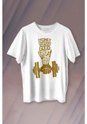 Resim Fitness Top Gym Tshirt Vücut Geliştirme Body Spor Baskılı Tişört Unisex T-shirt 001 