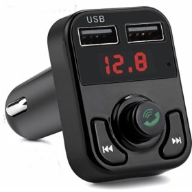 Resim G9 Pd Şarj Özellikli Dijital Göstergeli Bluetooth Fm Transmitter Siyah 