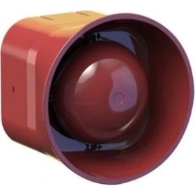 Resim Mavili ML-1410.SCI/M Maxlogic Adresli Elektronik Siren, Kısa Devre Izolatörlü, Kırmızı 24V Dc, Marin 