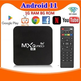 Resim Android Tv Box Mxq Pro 1gb Rom - 8gb Ram İnat Tv Yüklenmiştir 