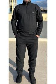 Resim BENESSE Yarım Fermuarlı Iki Iplik Eşofman Takımı 